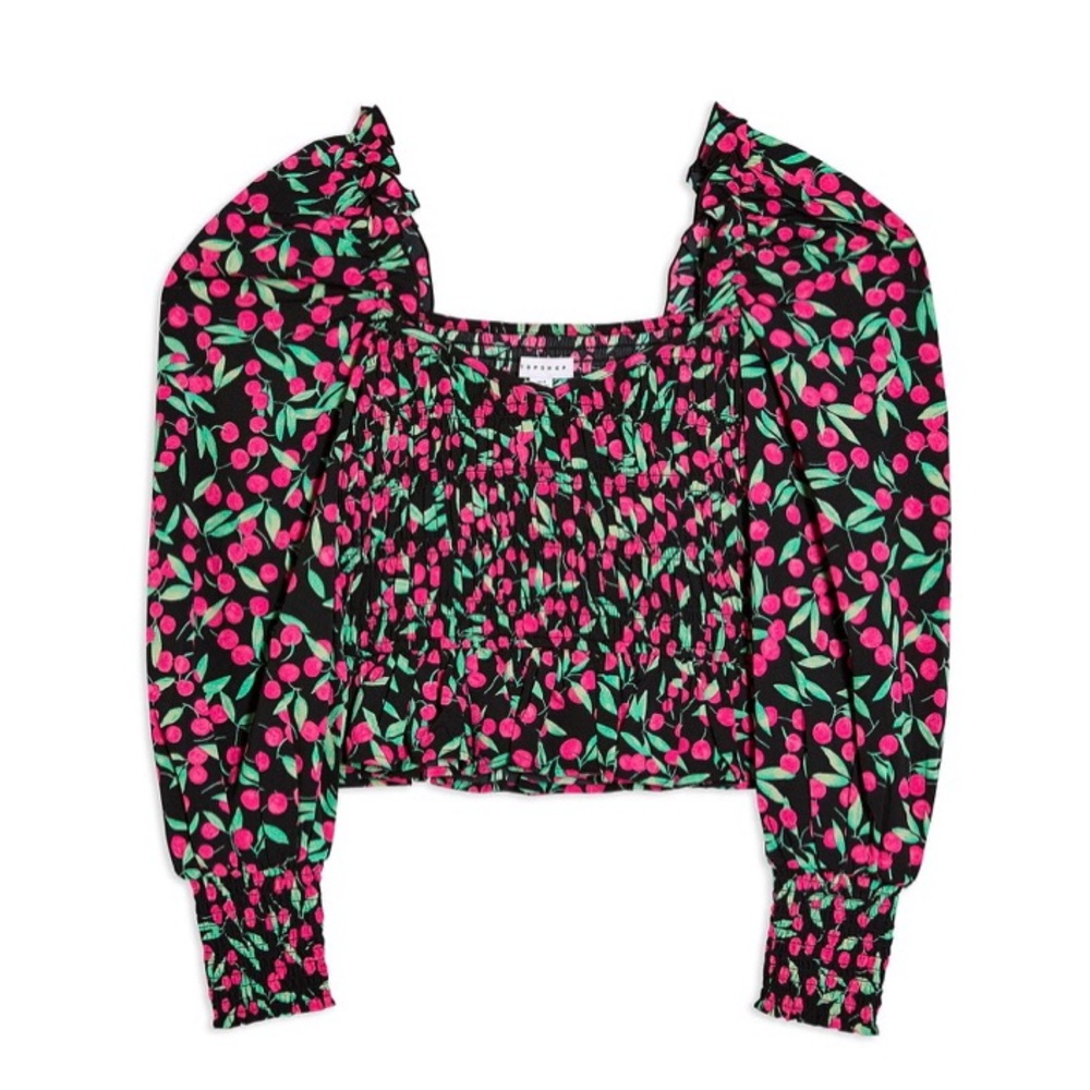 NWOT Topshop, flirty and feminine blouse.